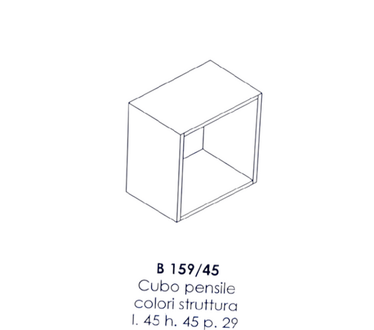 cubo 45 cm x 45 cm