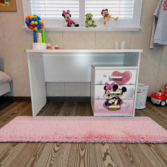 Scrivania con comodino Topolino e Minnie