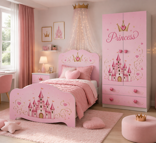 🛏️ Princess Magic Room – Cameretta Completa Bambina
