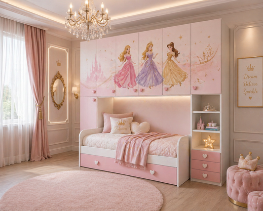 👑 Princess Dream Palace – Cameretta a Ponte Luxury Princess