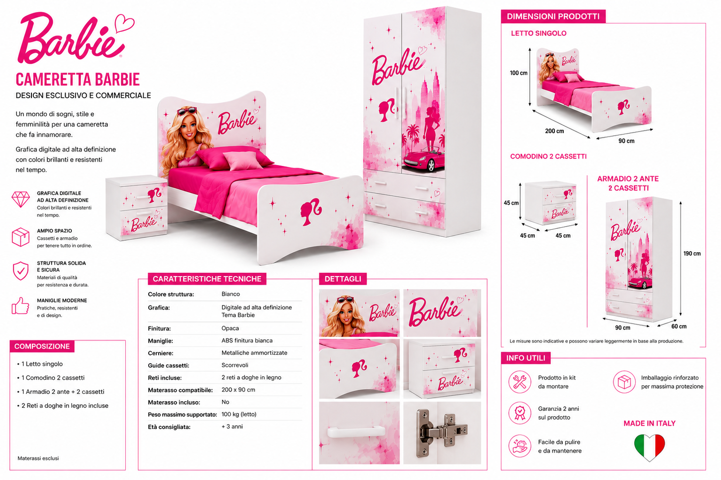 Cameretta Barbie