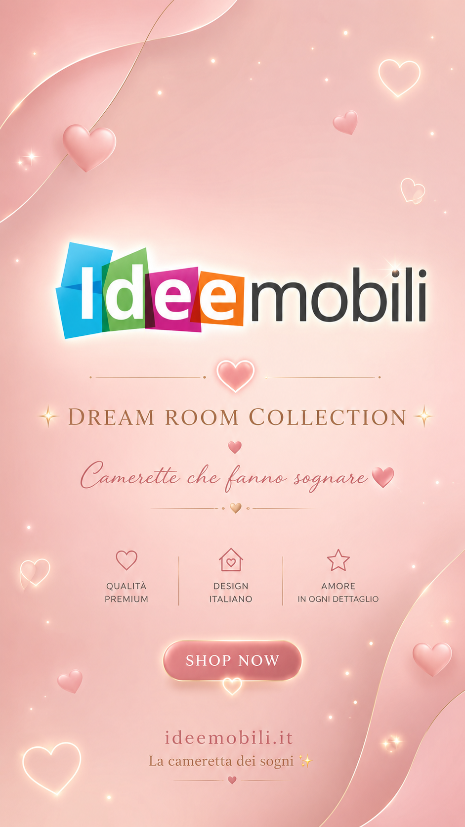 Cameretta Barbie Dream Castle Luxury Pink – Set Camera Bambina Premium con Armadio, Letto e Comodino Rosa Glamour