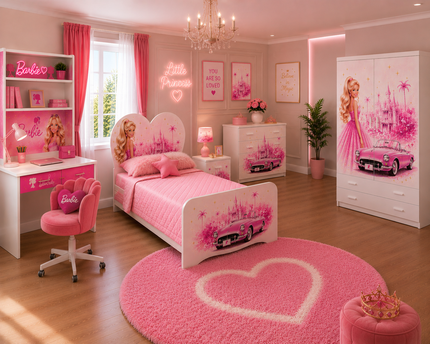 Cameretta "Cuore BARBIE"