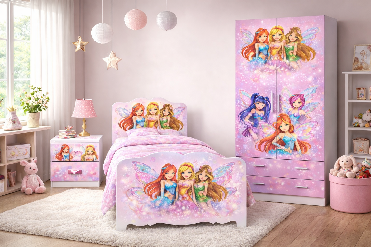 🌸 Magic Fairy Room – Cameretta Completa Winx Style
