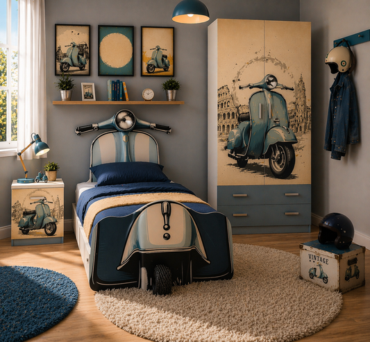 Italian Vintage Ride – Cameretta Completa Vespa Style