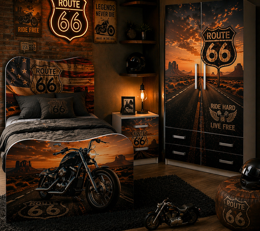 Cameretta:Route 66 Moto Room