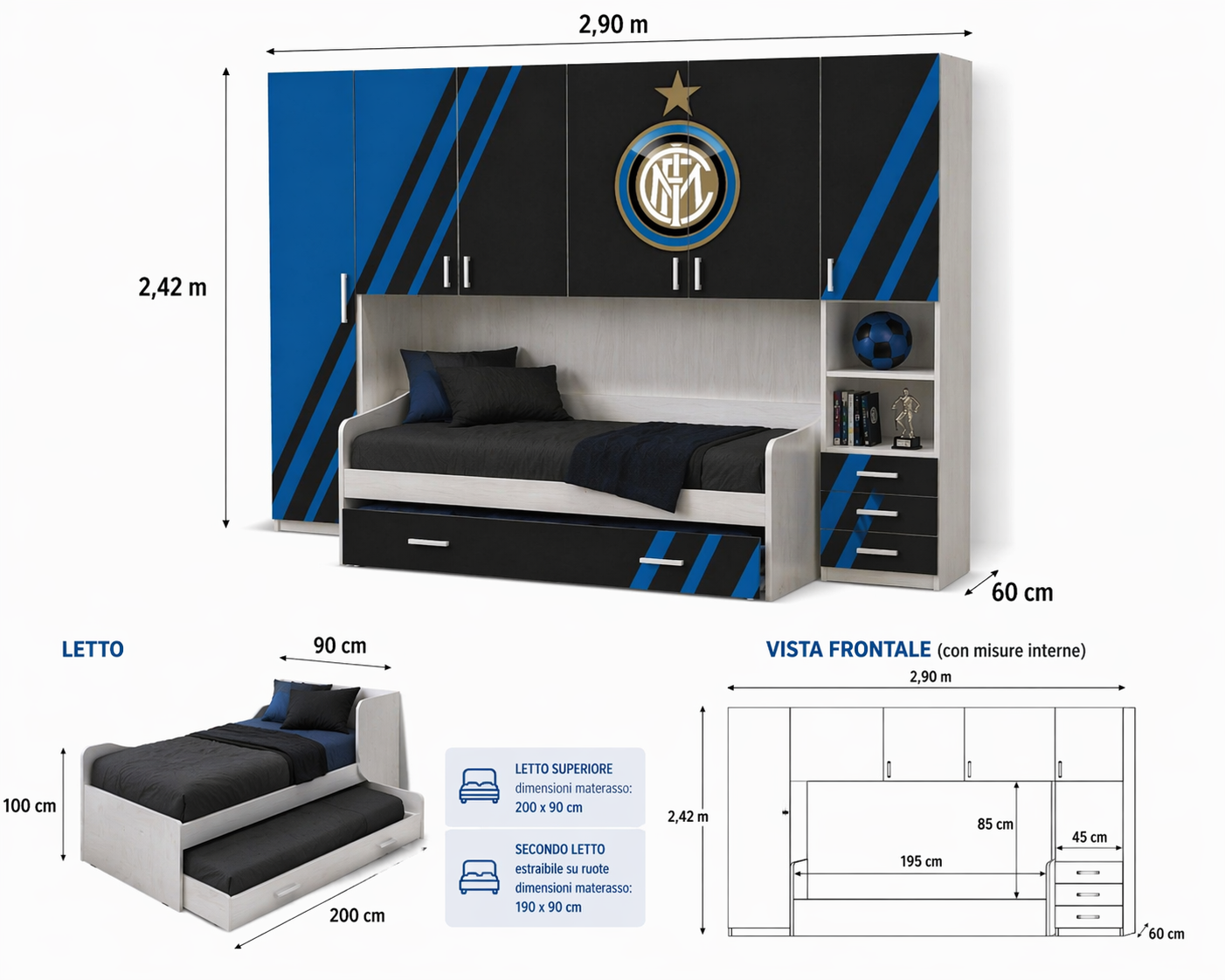 Cameretta a Ponte Inter – Design NEW STYLE