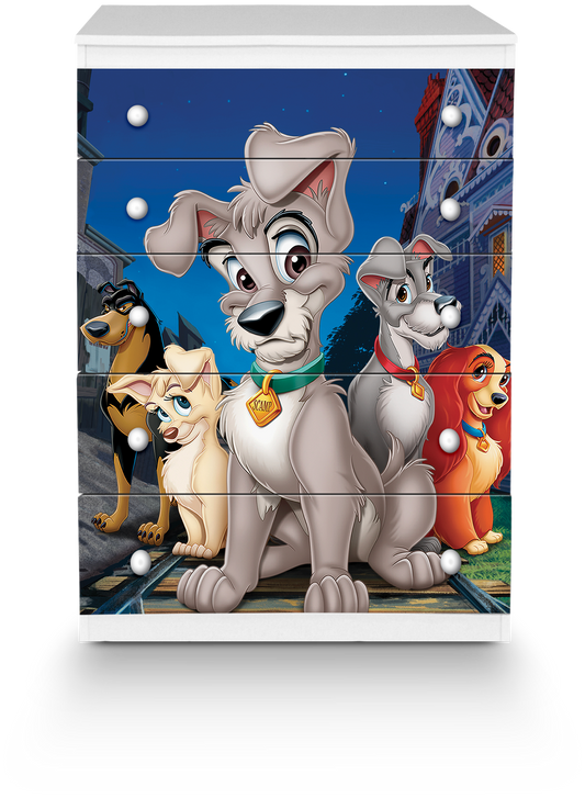 Cassettiera Lilli vagabondo