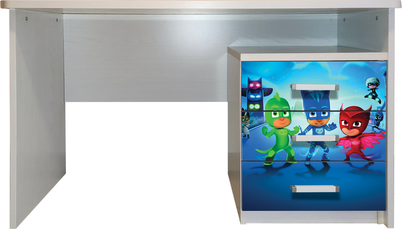 Scrivania con comodino Pjmask