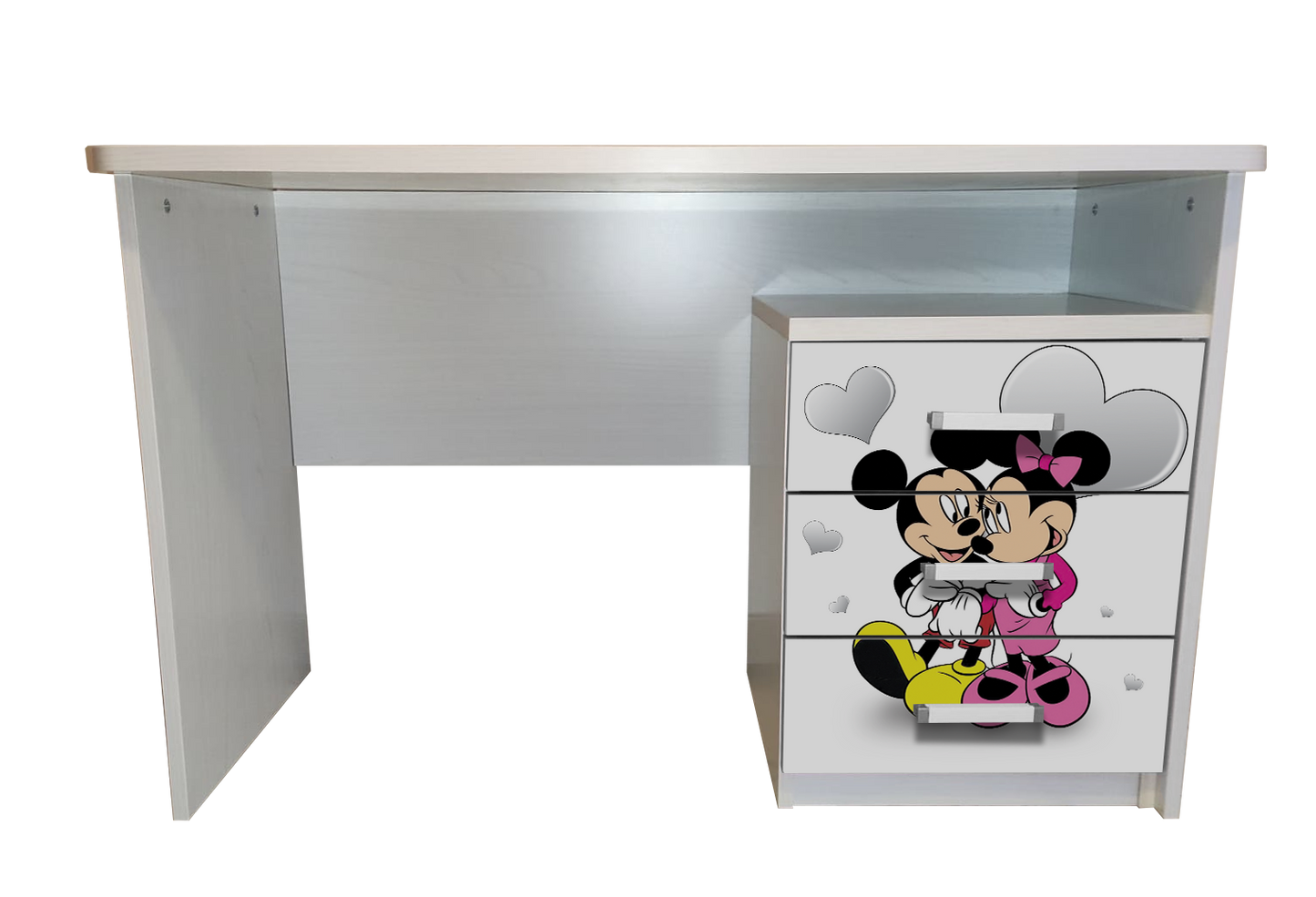 Scrivania con comodino Topolino e Minnie 2