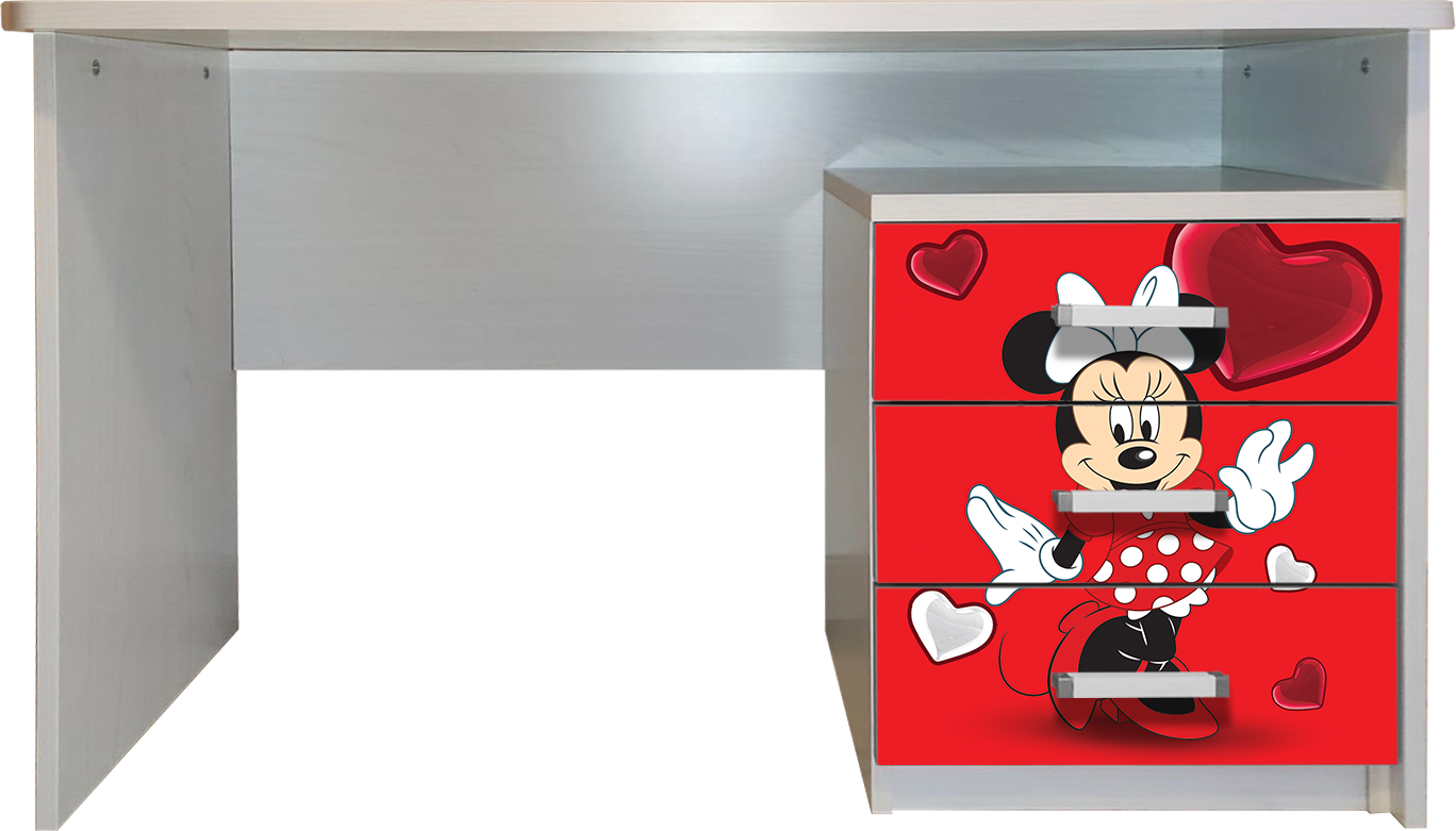 Comodino con scrivania
