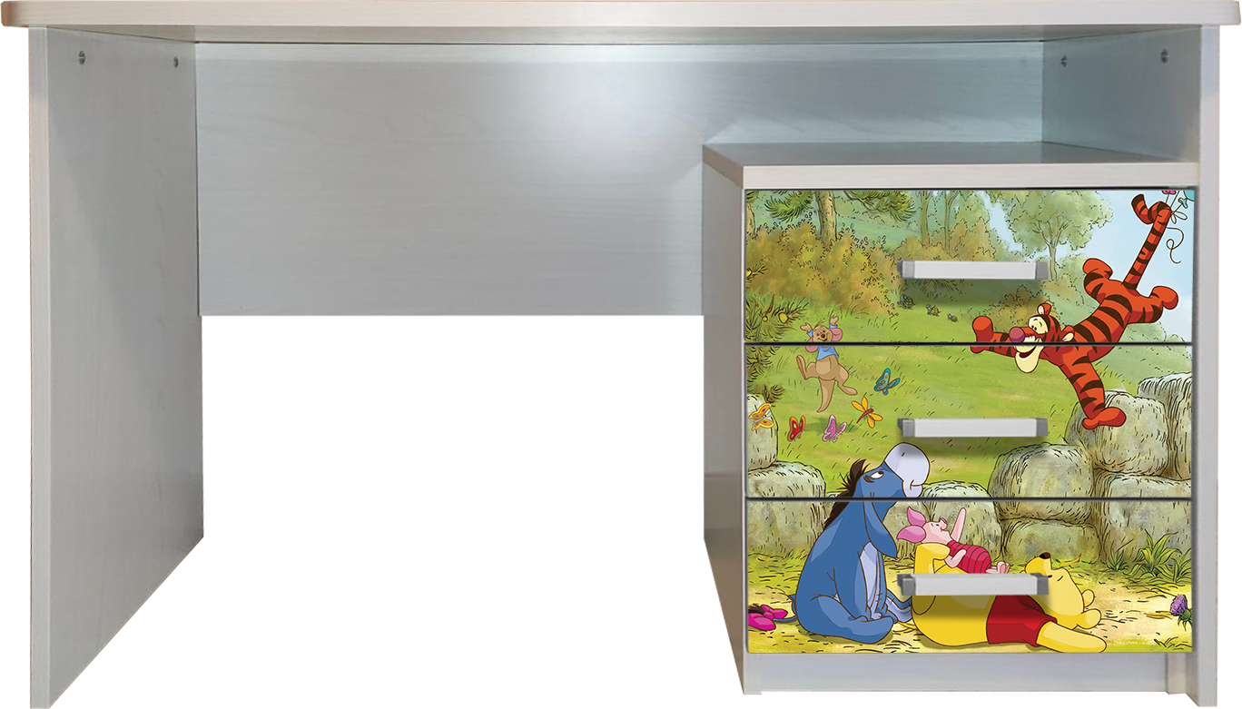 Scrivania con comodino Winniie the Poo