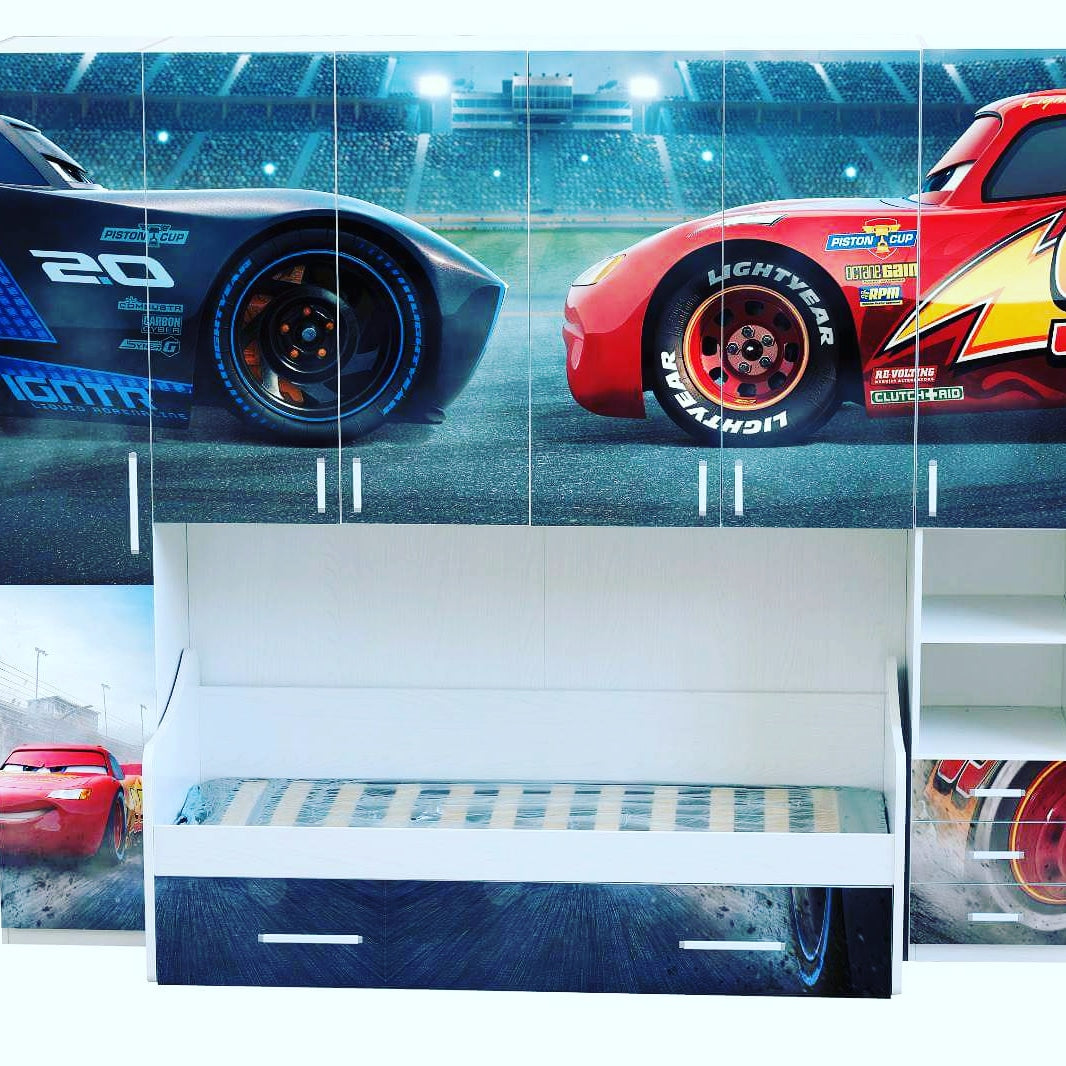 Letto a ponte cars