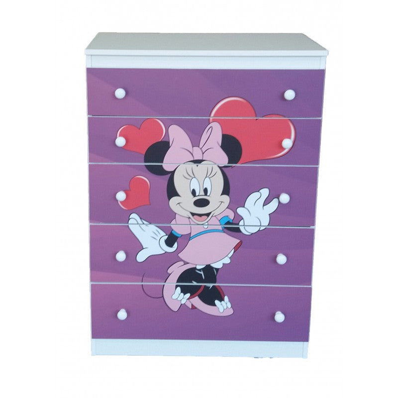 cassettiera da 5 cassetti Minnie