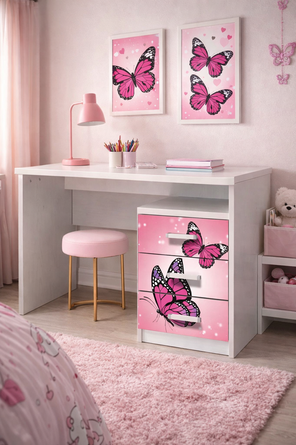 Scrivania con comodino