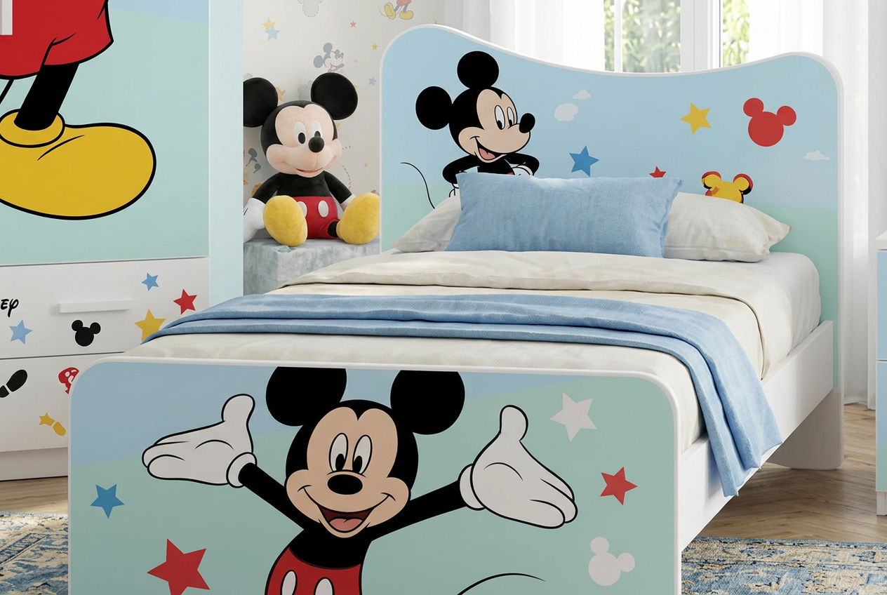 Cameretta Topolino – Letto, Armadio e Comodino