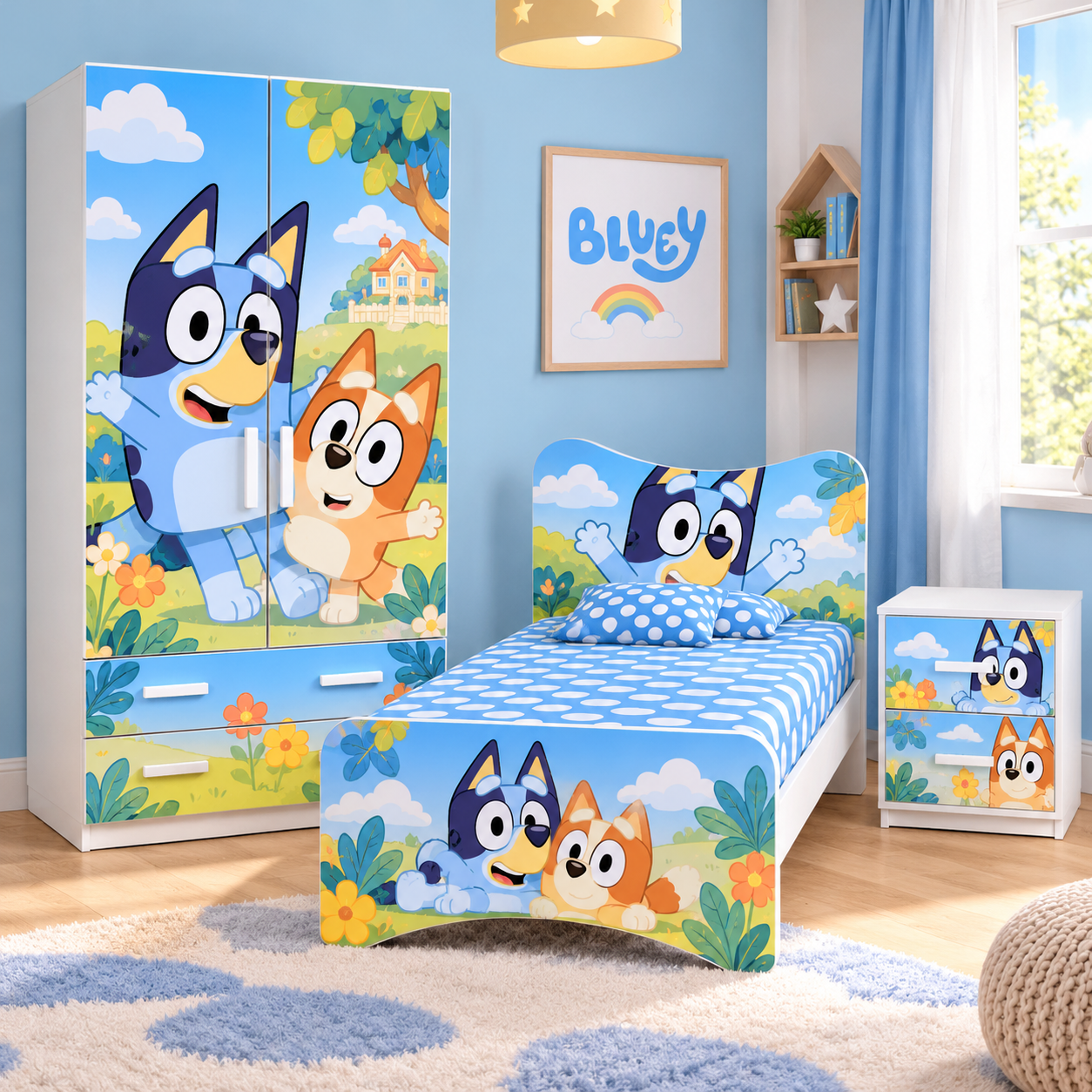 Cameretta Bluey e Bingo – Allegria e Colore per la Cameretta dei Bambini