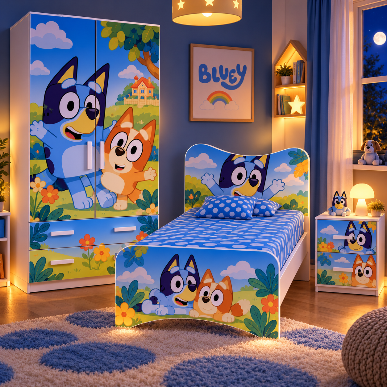 Cameretta Bluey e Bingo – Allegria e Colore per la Cameretta dei Bambini