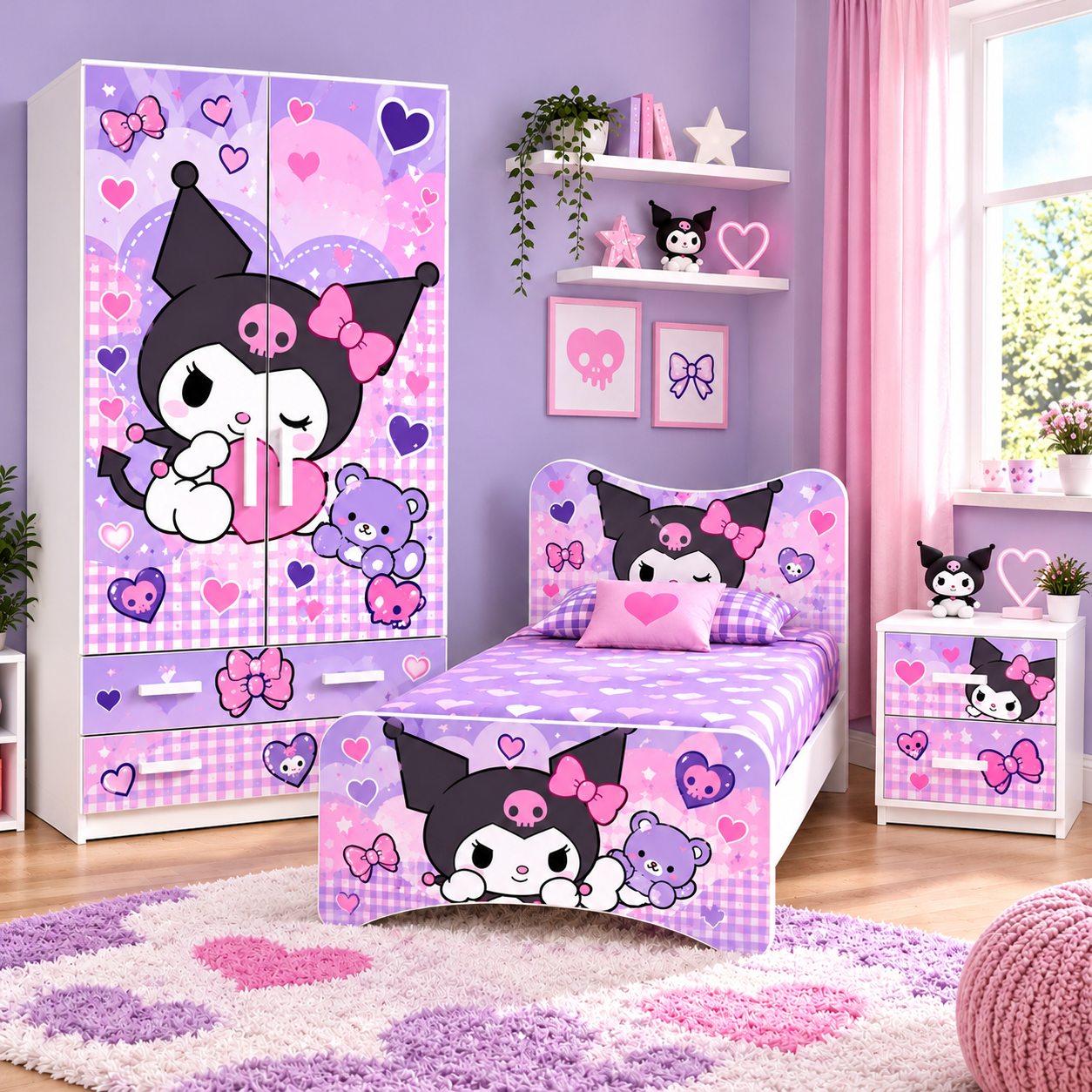 Cameretta Kuromi Pink
