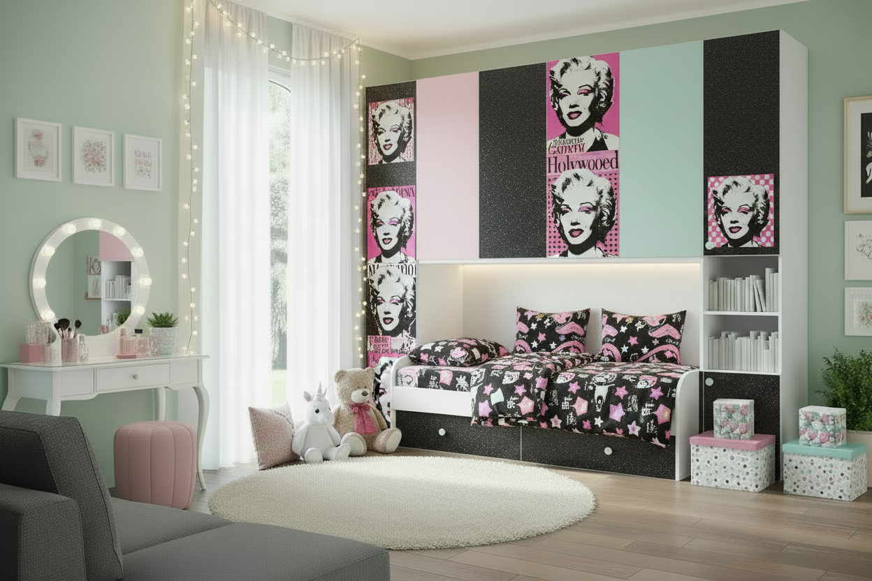 Cameretta a ponte Marilyn Monroe