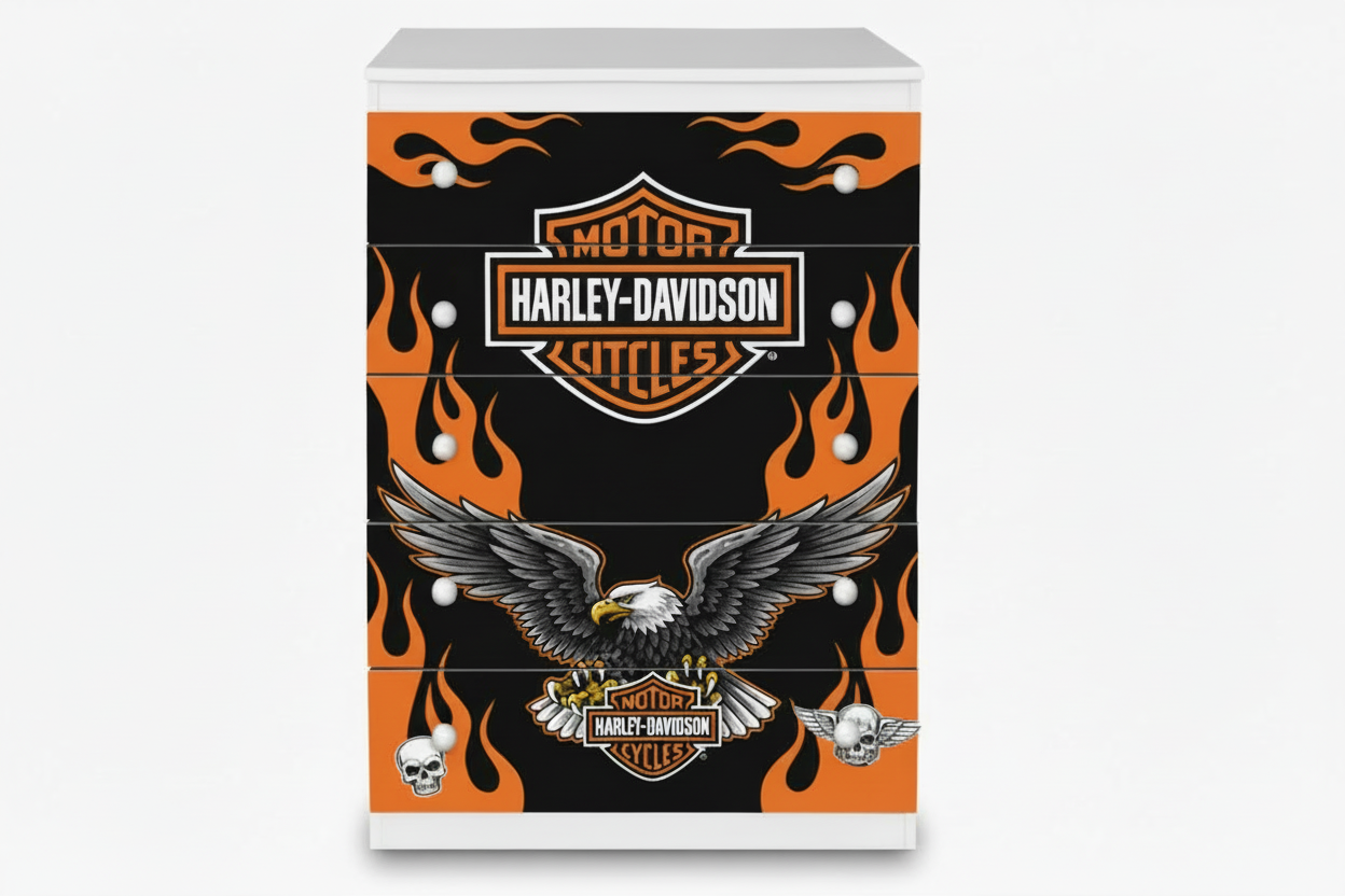 Cassettiera Harley Davidson