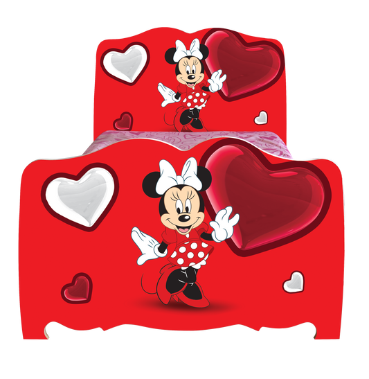 Letto Minnie rosso