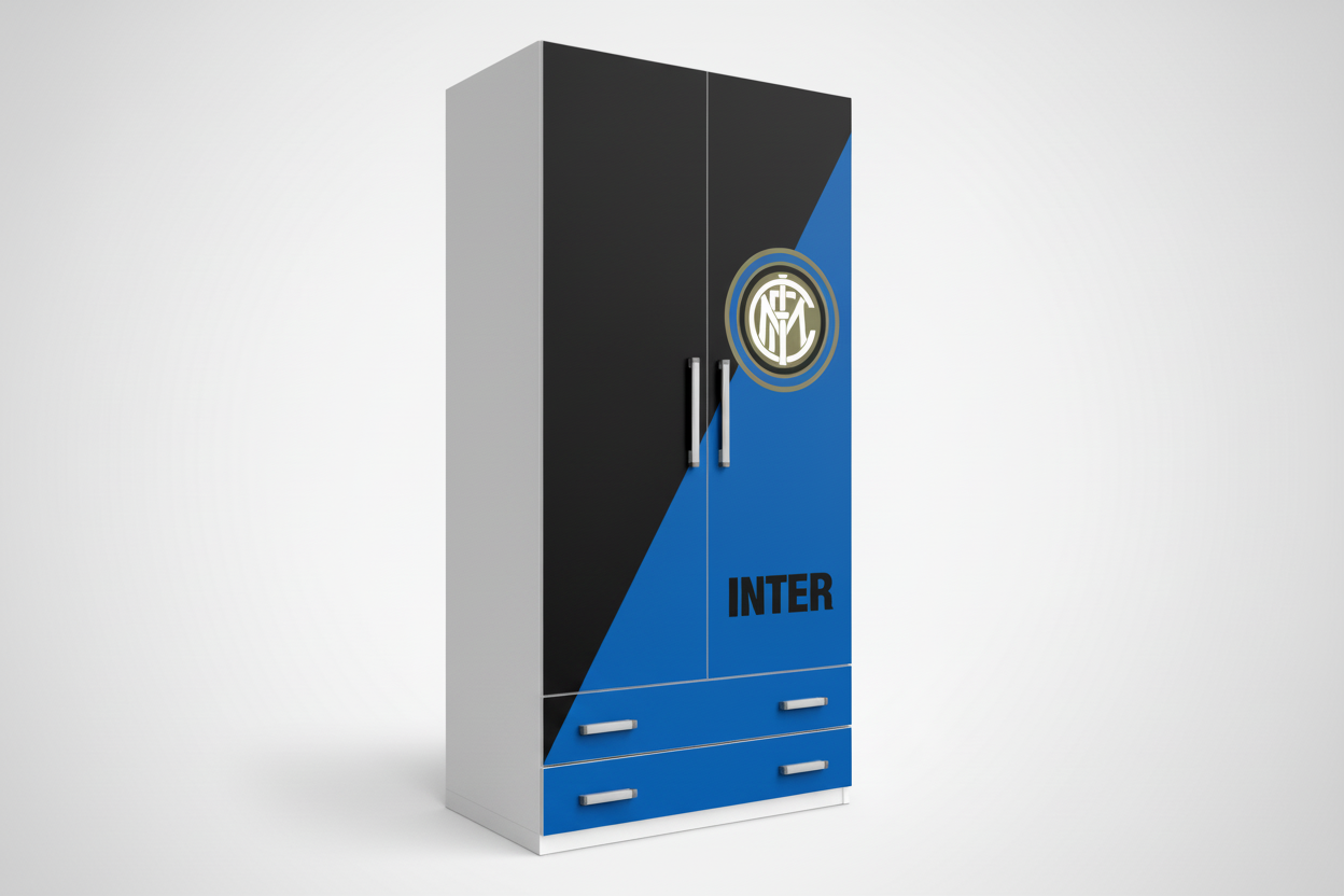 Armadio neroazzurro