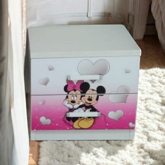 Comodino Minnie rosa