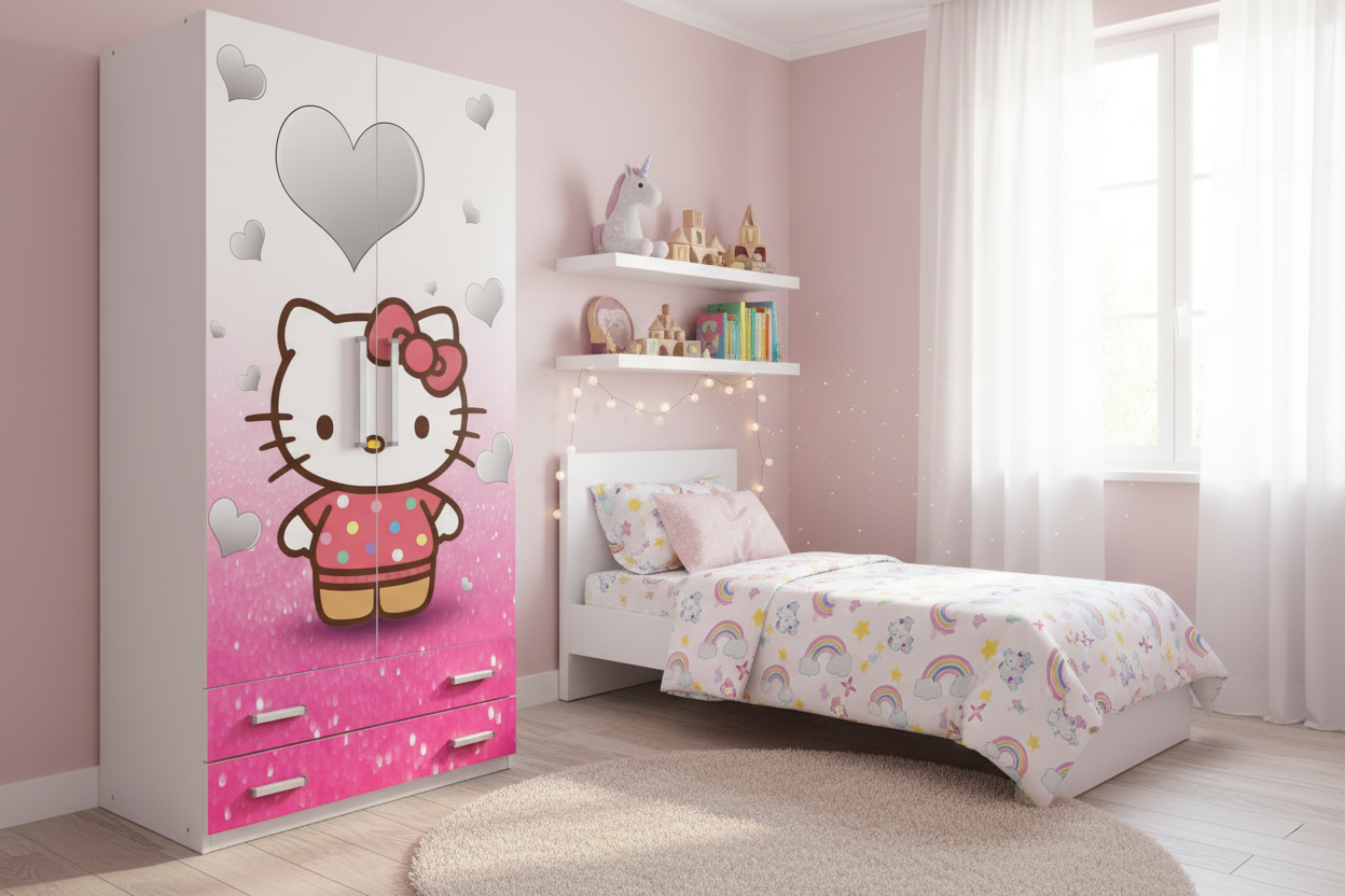 Armadio Hello Kitty Fucsia