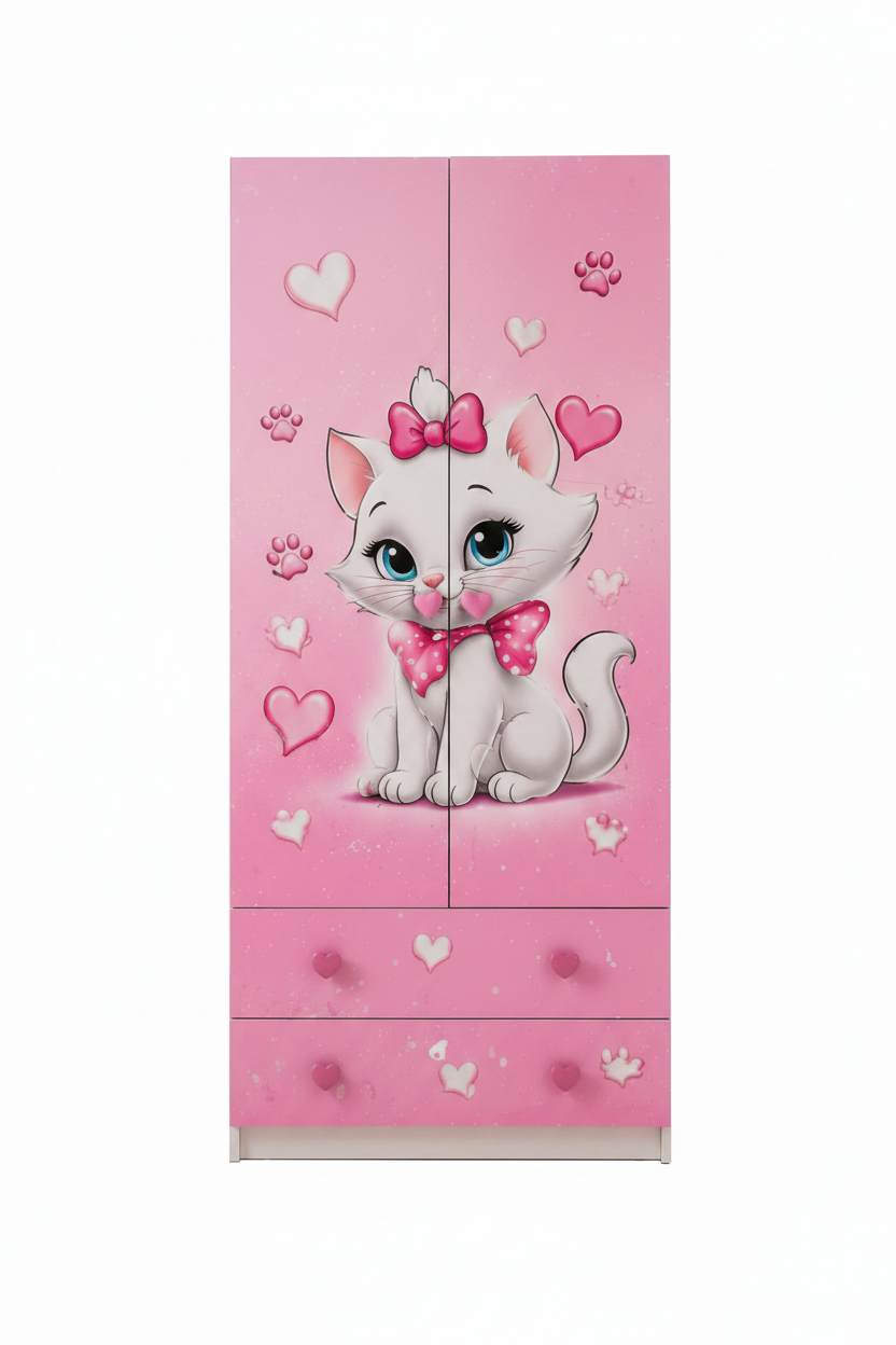 🛏️ Sweet Kitty Room – Cameretta Bambina Tema Gattina