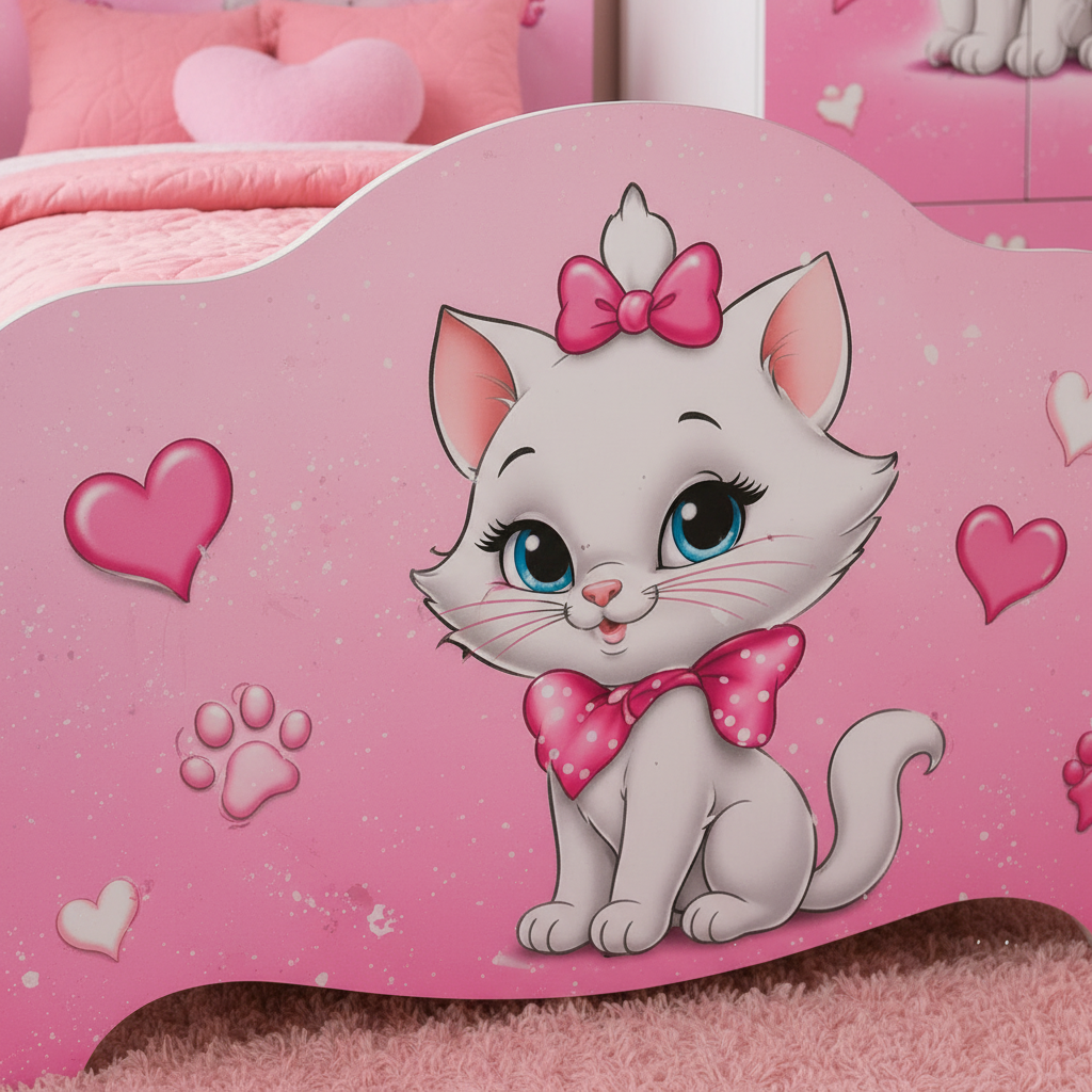 🛏️ Sweet Kitty Room – Cameretta Bambina Tema Gattina