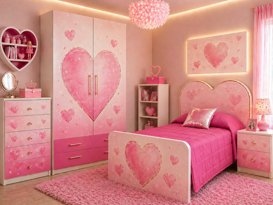 letto cuore

