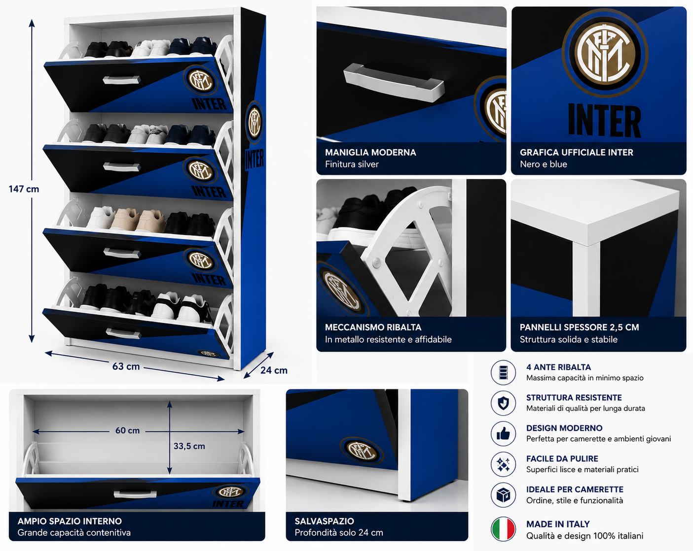 Scarpiera Inter