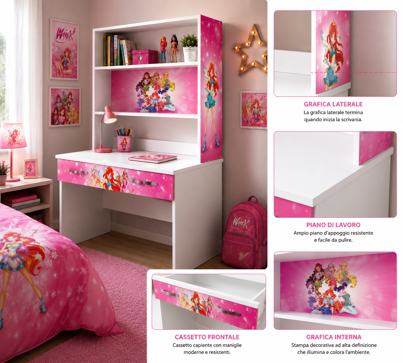 Scrivania Winx