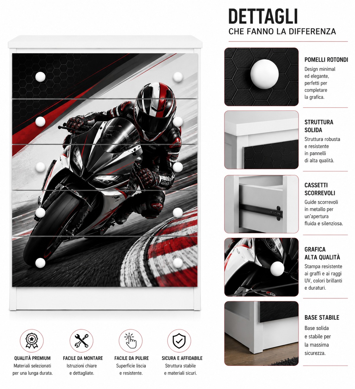 Cassettiera Moto