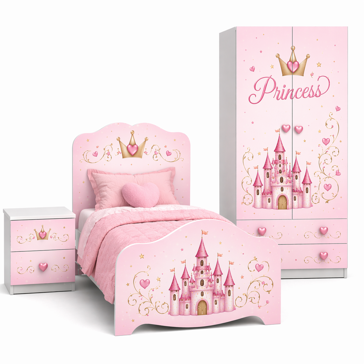 🛏️ Princess Magic Room – Cameretta Completa Bambina