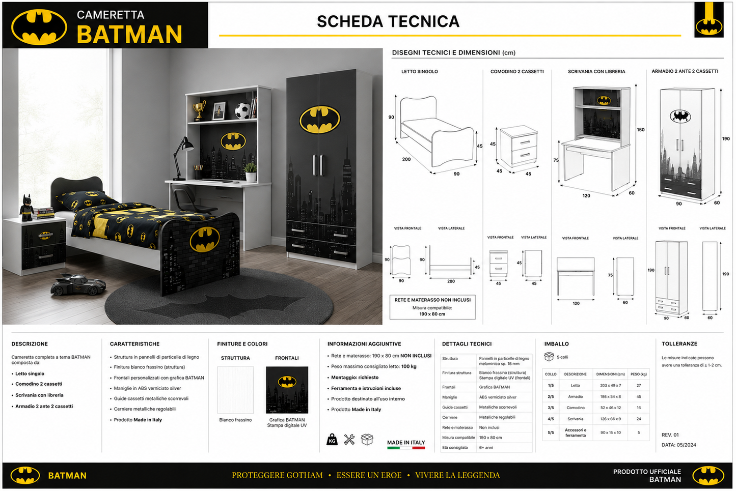 Cameretta  batman