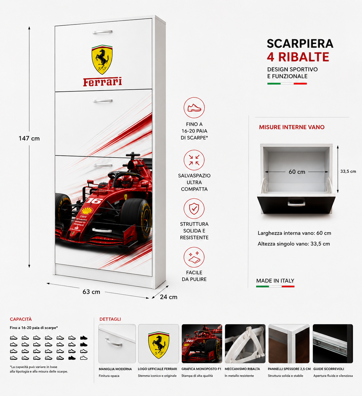 Scarpiera"FERRARI"