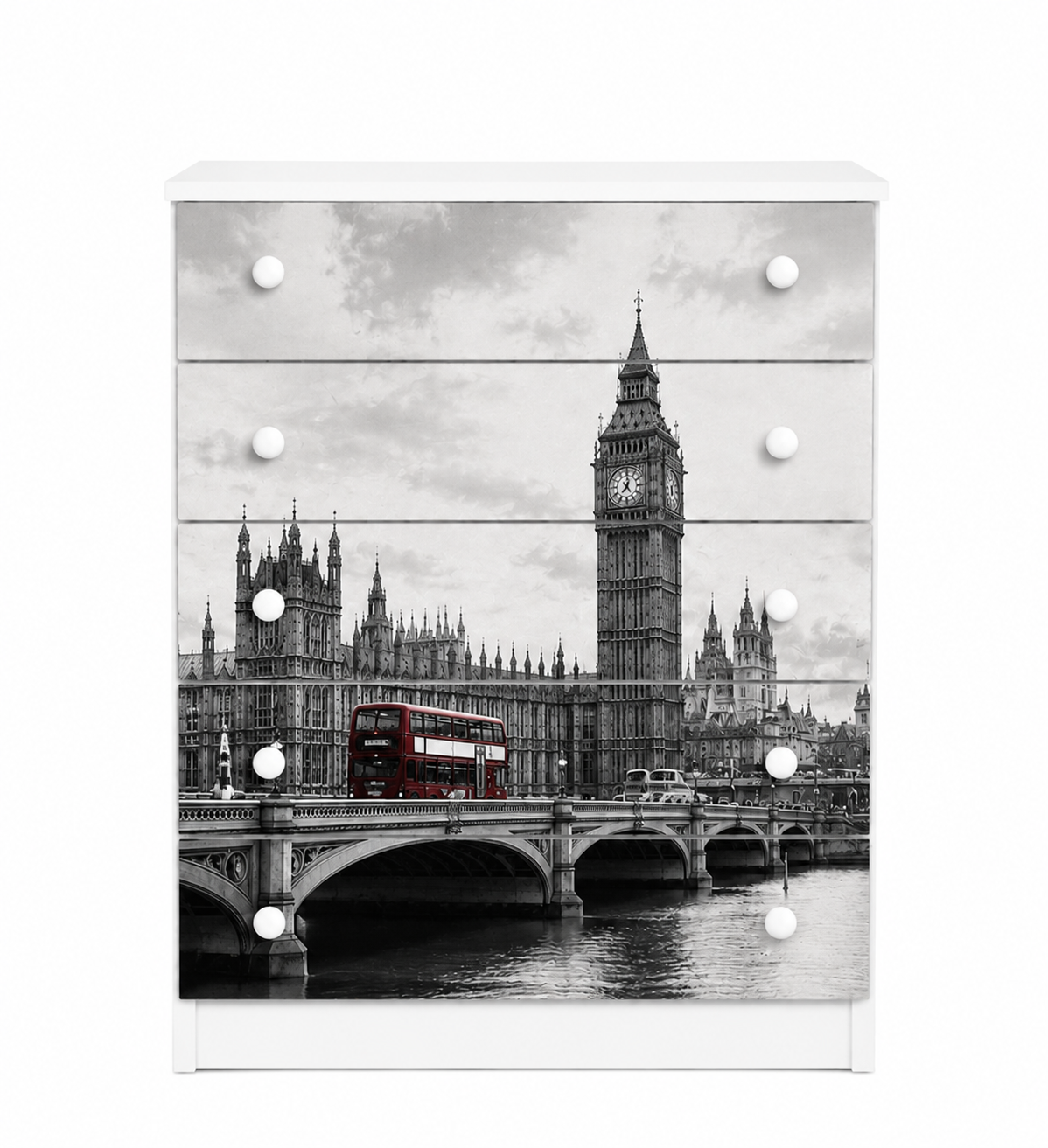 Cassettiera Londra Design – Stile Urban Modern per Camerette e Camere Moderne