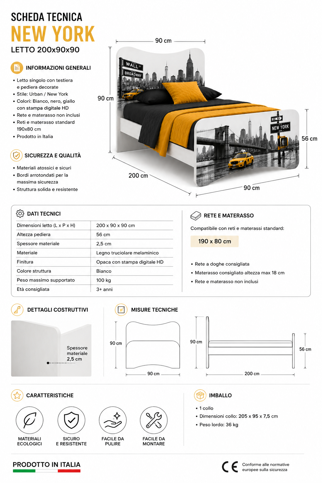 Letto New York