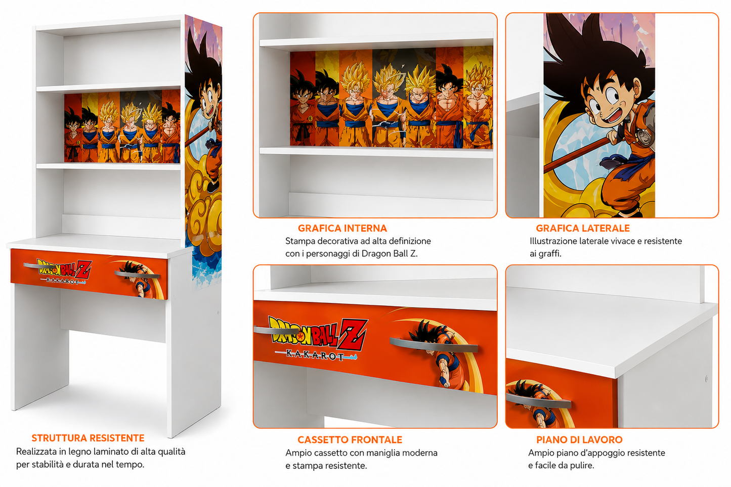 Scrivania Dragon Ball