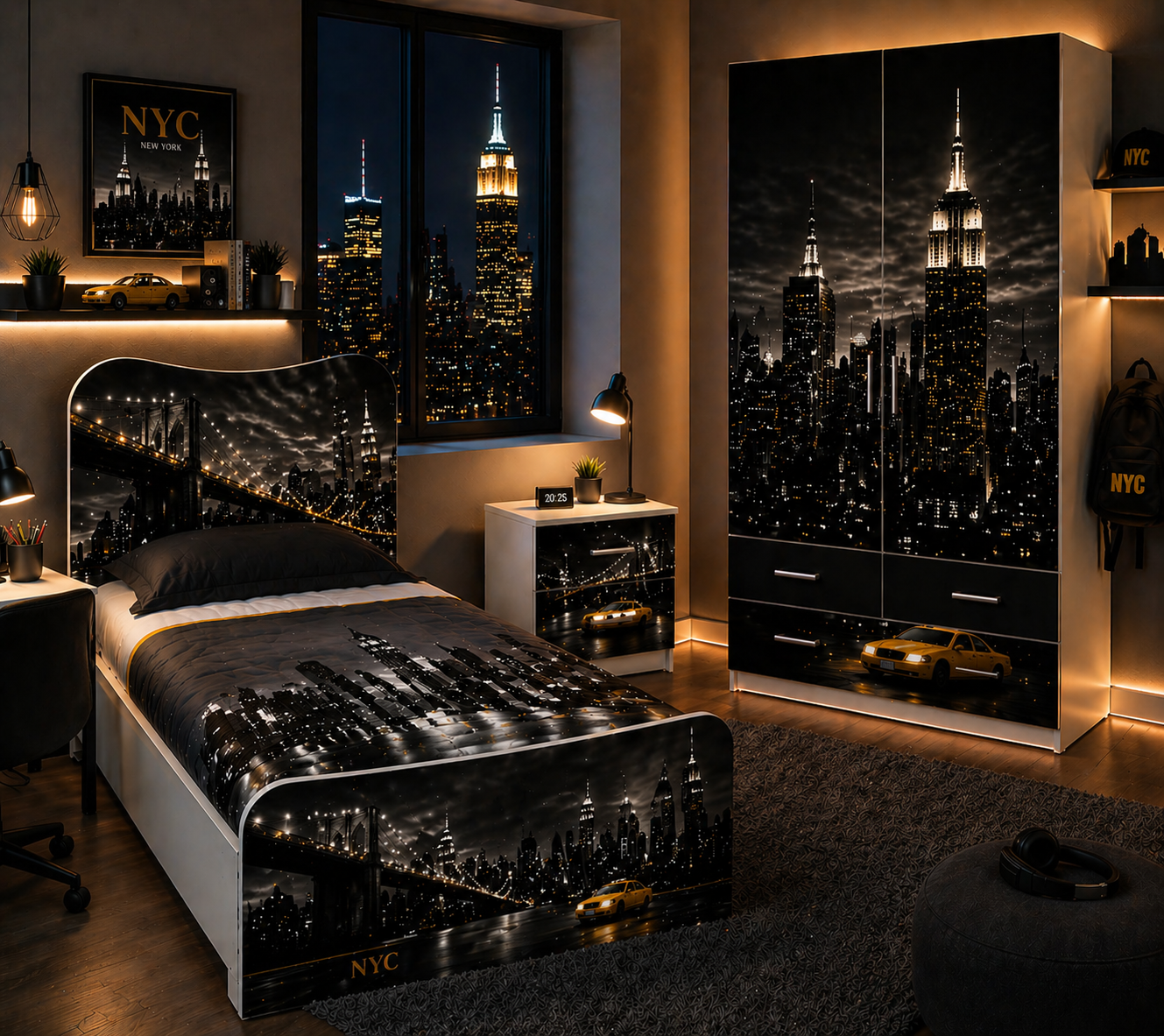 New York City Set – Cameretta Urban Completa