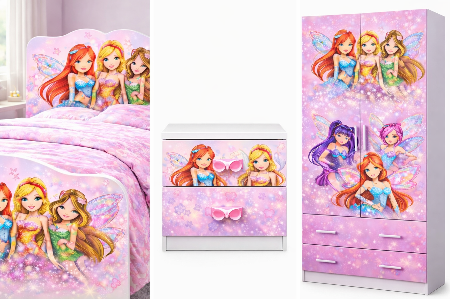 🌸 Magic Fairy Room – Cameretta Completa Winx Style