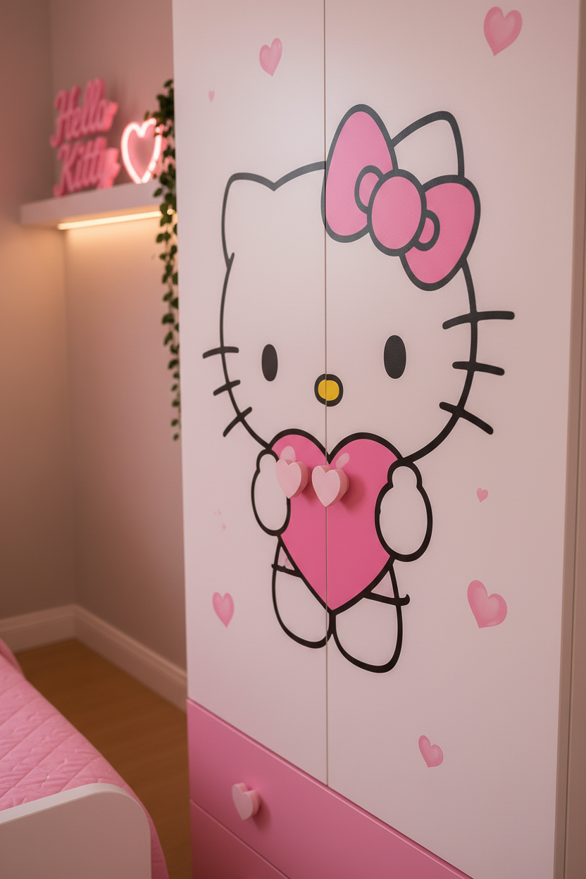 CAMERETTA "Cuore HELLO KITTY "