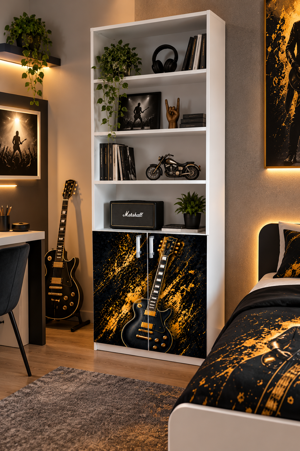 Libreria Rock con Chitarra