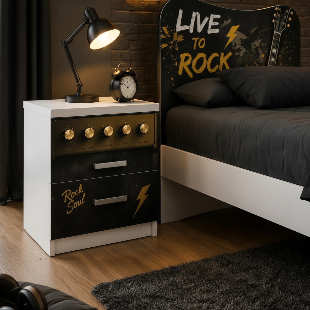 Rock Legend Room – Cameretta Completa Tema Chitarra