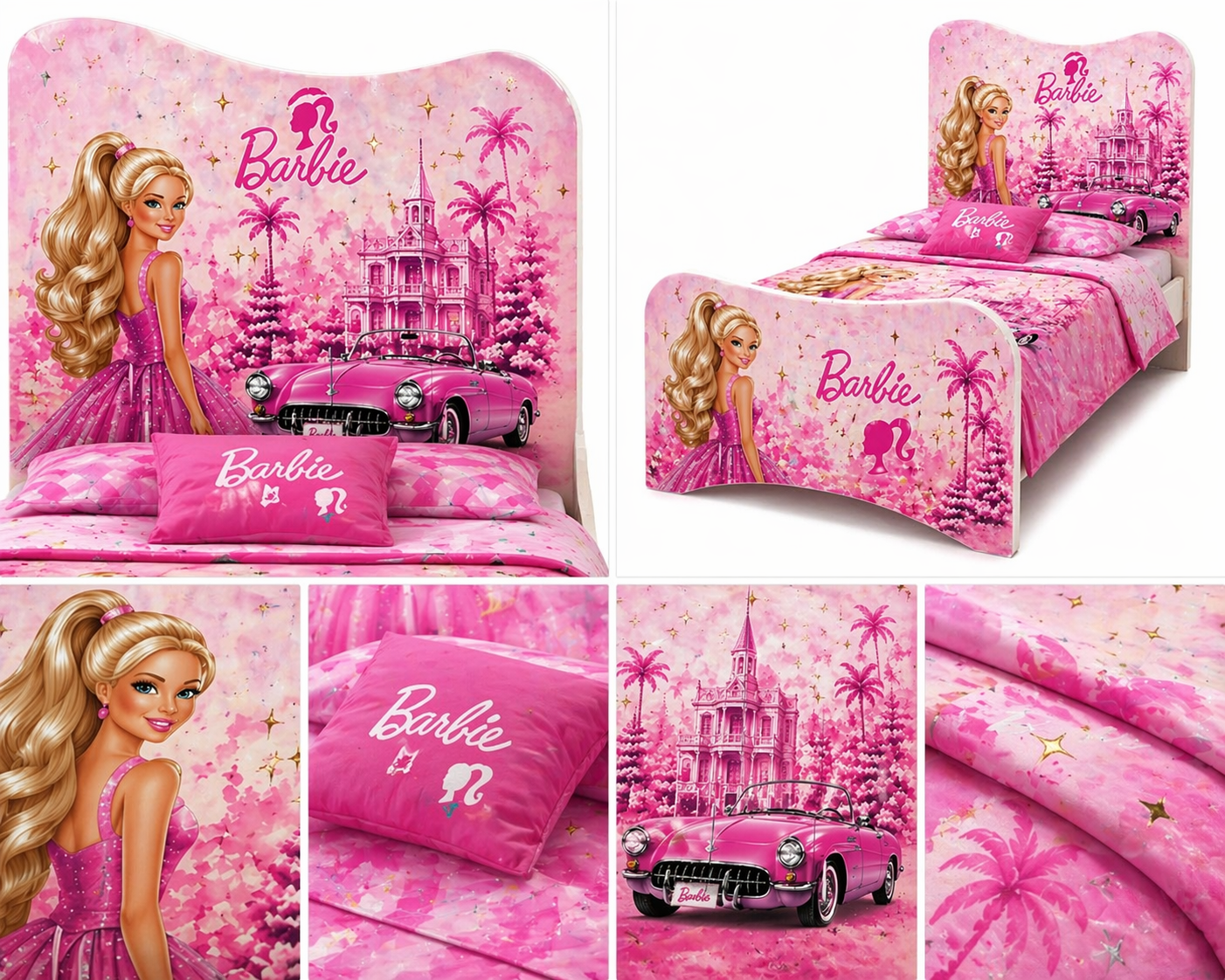 Letto Pink Luxury Dream Room,