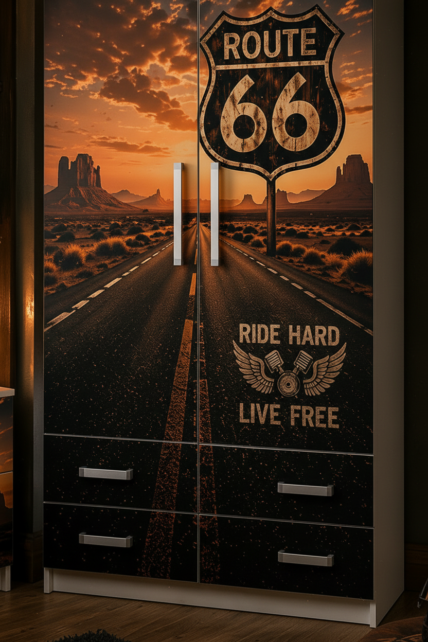 Cameretta:Route 66 Moto Room