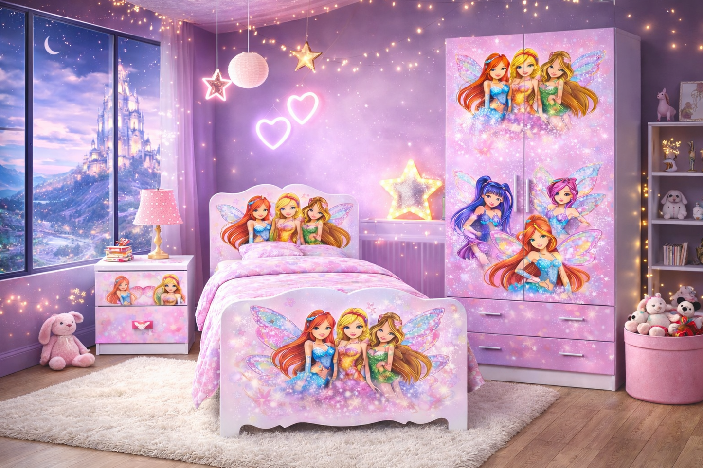 🌸 Magic Fairy Room – Cameretta Completa Winx Style