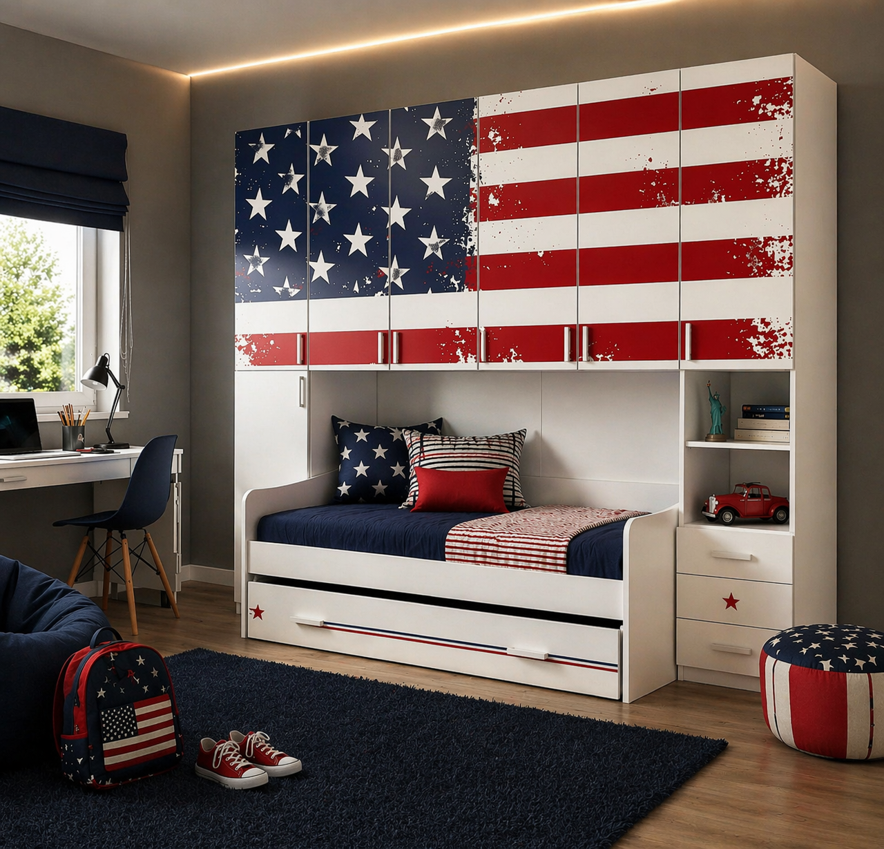 Cameretta a ponte " USA STYLE"